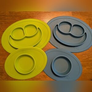 ezpz Baby/Toddler Divided Plate & Bowl Bundle